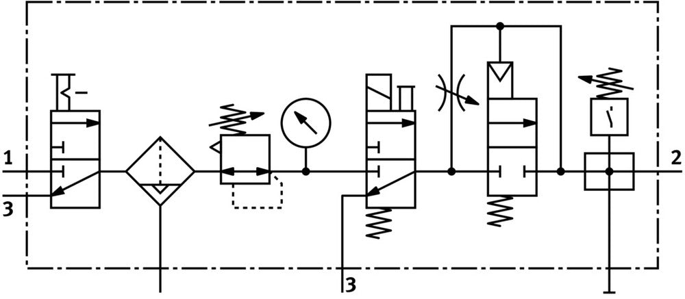 Festo Unité De Conditionnement G1/8'' 2.5-12bar 575l/min 40µm Mini - 185780