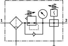 Festo Unité De Conditionnement G3/4'' 0.5-12bar 9400l/min 40µm Maxi - 185765