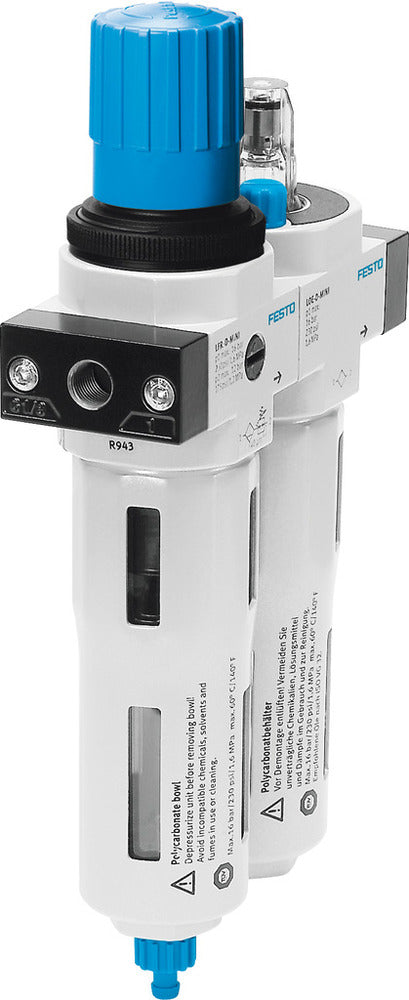 Festo Air Preparation Unit G1/8'' 0.5-12bar 600l/min 5µm Mini - 192660