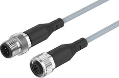 Câble De Connexion Festo M12x1/M8x1 A-Codé EN 61076-2-101 2.5m - 554033
