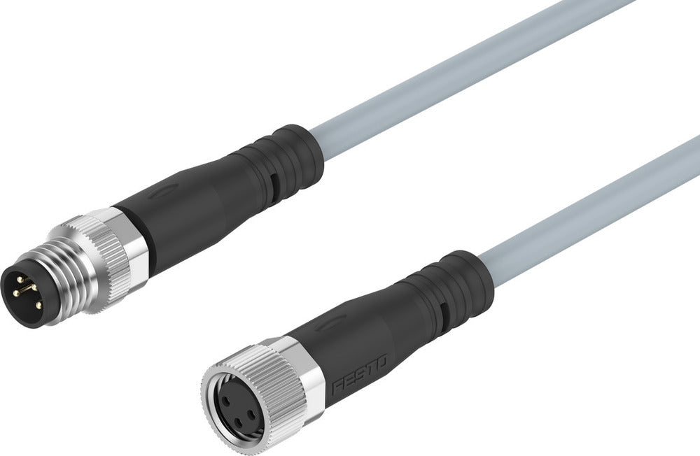 Câble De Connexion Festo M8x1 A-Codé Selon EN 61076-2-104 2.5m - 554037