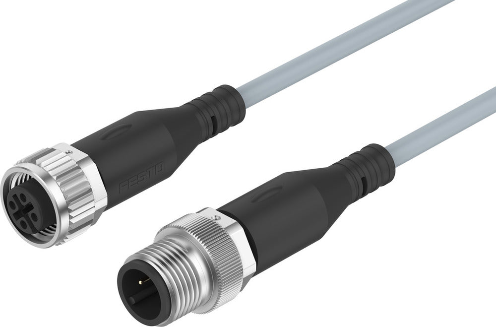 Câble De Connexion Festo M12x1 A-codé EN 61076-2-101 1m - 8091511