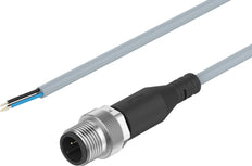 Câble De Connexion Festo Prise M12x1 A-codé EN 61076-2-101 1m - 8091515