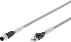 Festo Connecting Cable Plug M12x1 D-coded EN 61076-2-101 10m - 8040454