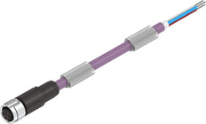 Câble De Connexion Festo M12x1 A-Codé EN 61076-2-101 5m - 8074191