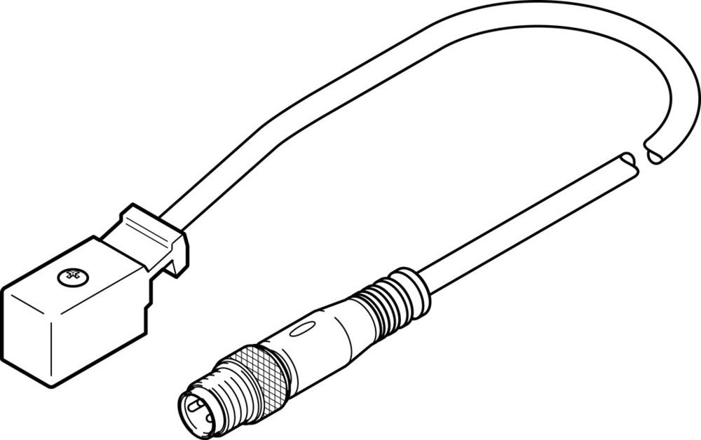 Festo Connecting Cable 2-pin/3-pin M8x1 2.5m - 177678