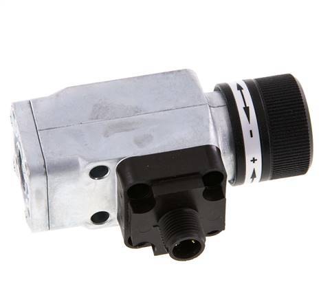 0.Pressostat SPDT 2 à 2bar en zinc moulé G1/4'' 250VAC Connecteur M12 à 4 broches