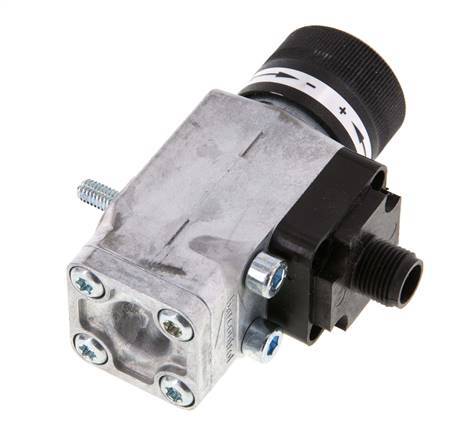 0.Pressostat SPDT 2 à 2bar Zinc Die-Cast Flange 250VAC Connecteur M12 4 broches