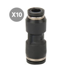 8x4mm Union Straight Push-in Fitting [10 pieces]