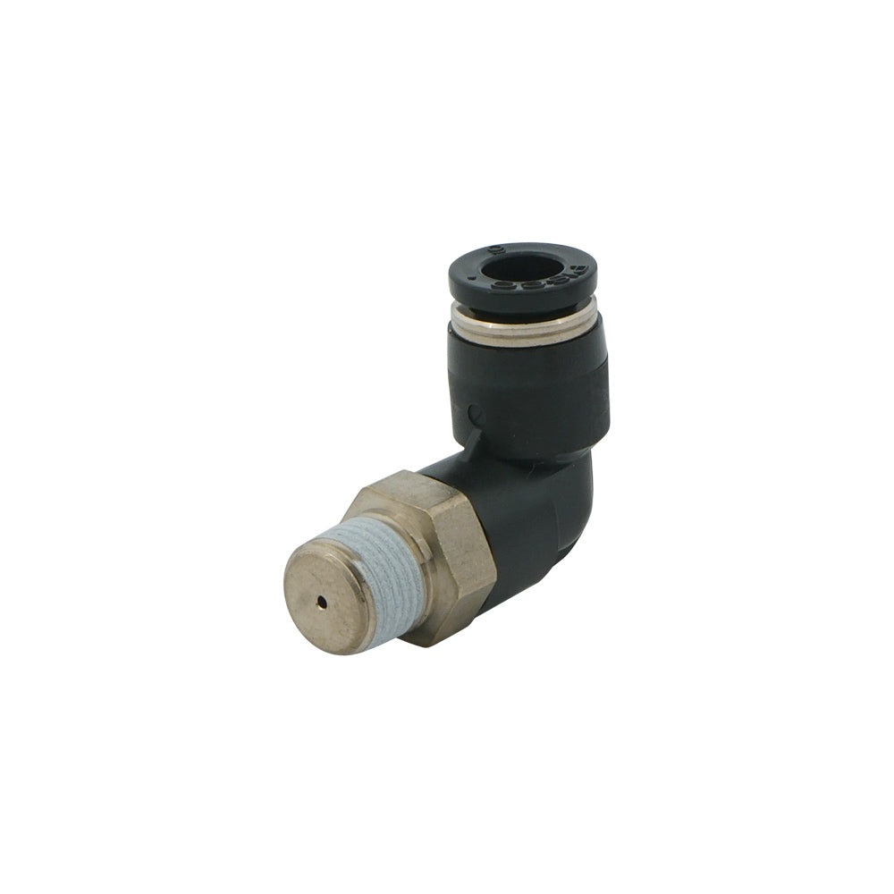 4mm - R1/8" 0.7mm Elbow Orifice Fitting