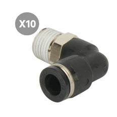 8mmxR1/8'' Elbow Push Fit [10 pieces]