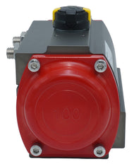 Pneumatic Actuator Rack & Pinion Double Acting 485.1Nm @ 6bar F10/F12 NPT Threads - PR10D-N
