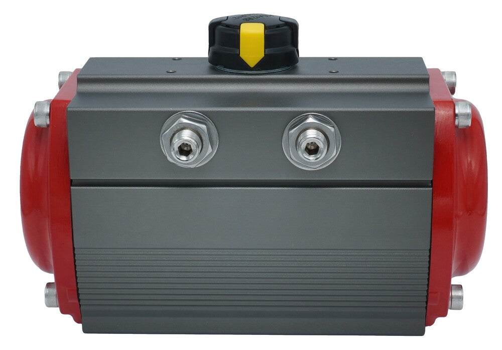 Pneumatic Actuator Rack & Pinion Double Acting 485.1Nm @ 6bar F10/F12 NPT Threads - PR10D-N