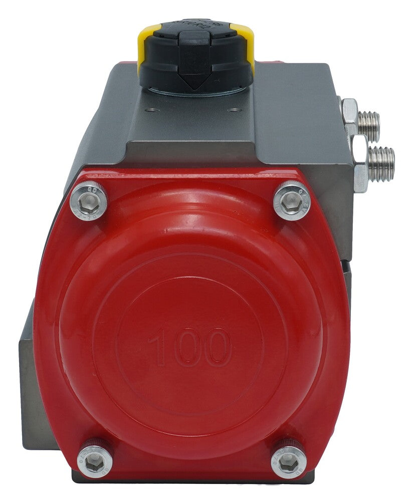 Pneumatic Actuator Rack & Pinion Double Acting 317.5Nm @ 6bar F07/F10 NPT Threads - PR09D-N