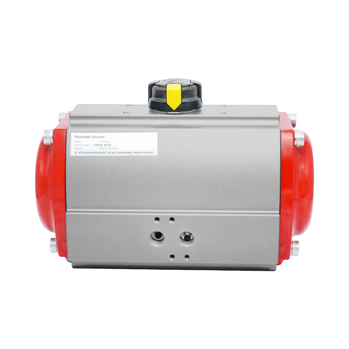 Actionneur pneumatique à crémaillère et pignon double effet 236,5Nm à 6bar F07/F10 filetages NPT - PR115D-N