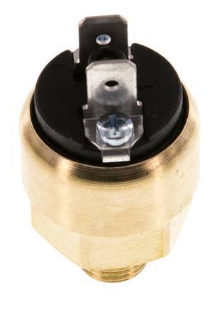 0.3 to 2bar NC Brass Pressure Switch G1/8'' 42VAC/DC Flat Connector