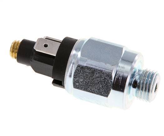 Pressostat acier SPDT 1 à 10bar Connecteur plat G1/4'' 42VAC