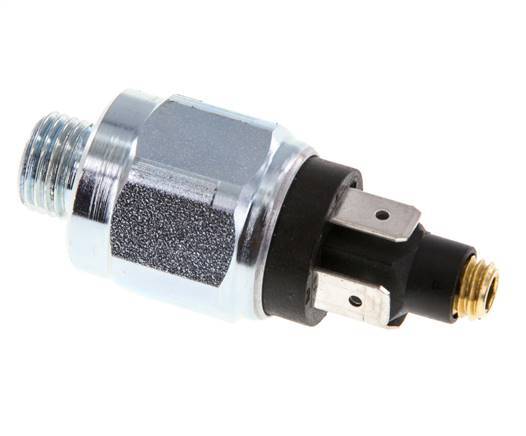 Pressostat acier SPDT 1 à 10bar Connecteur plat G1/4'' 42VAC