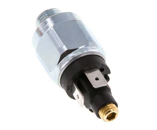 Pressostat acier SPDT 1 à 10bar Connecteur plat G1/4'' 42VAC