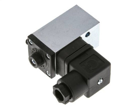 Pressostat acier SPDT 50 à 200bar avec bride et connecteur DIN-A g1/4'' 250VAC