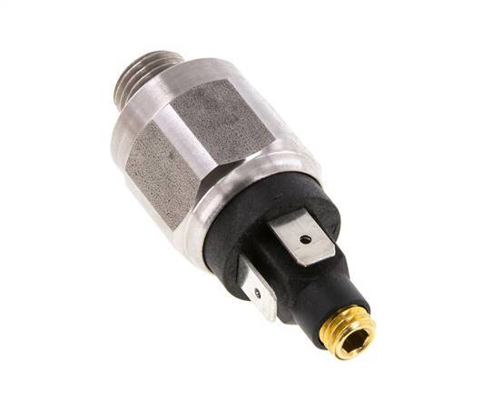 Pressostat en acier inoxydable 1 à 10bar NC Connecteur plat G1/4'' 42VAC