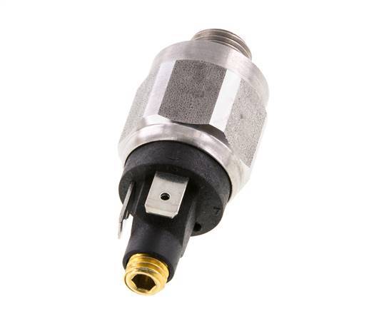 Pressostat en acier inoxydable 1 à 10bar NC Connecteur plat G1/4'' 42VAC