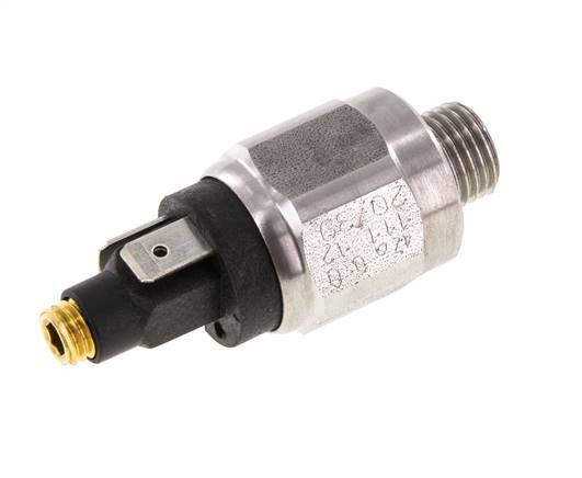 Pressostat en acier inoxydable 1 à 10bar NC Connecteur plat G1/4'' 42VAC