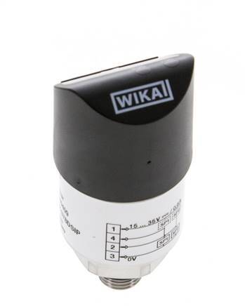 0 à 1.6bar Acier inoxydable Pressostat électronique Wika G1/4'' 1VDC Connecteur IO-Link 4 broches M12