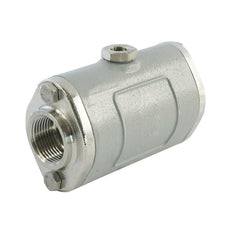 Robinet à pince pneumatique en aluminium de 3/8 pouces avec manchon en caoutchouc - résistant à l'abrasion