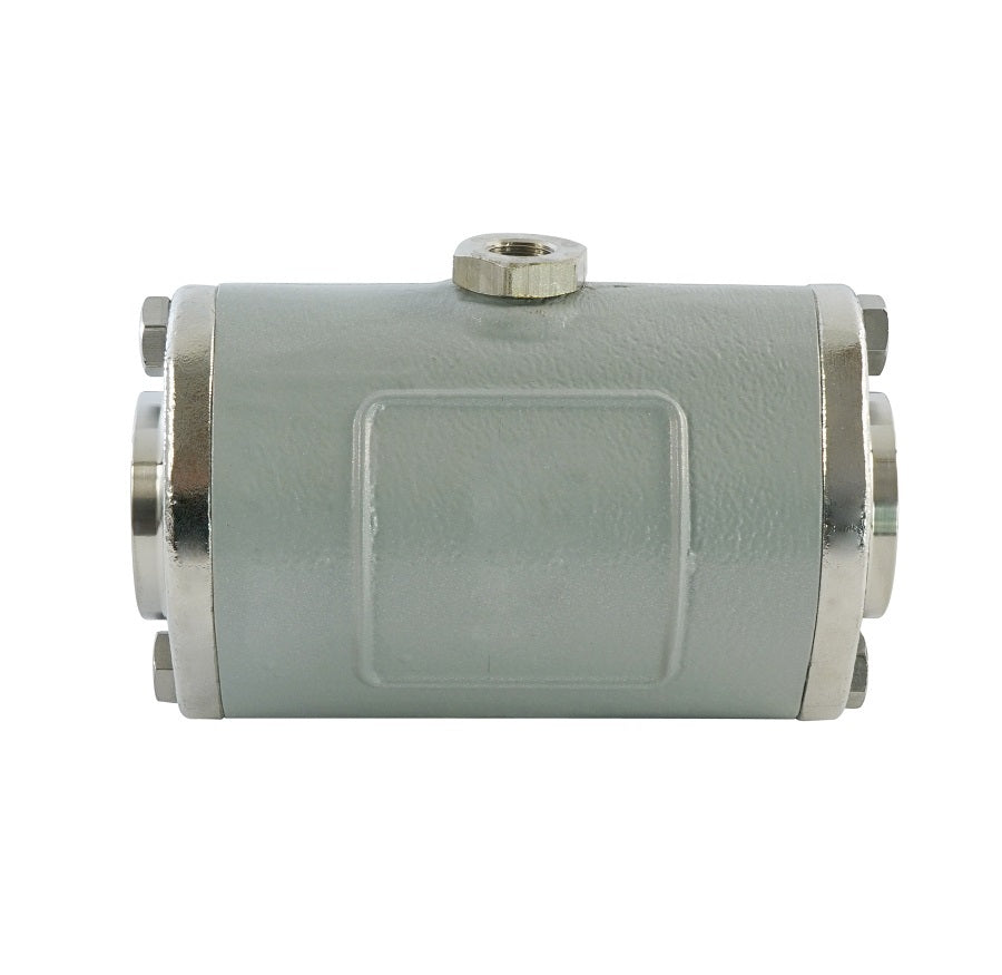 2 1/2 inch Aluminum Pneumatic Pinch Valve With Rubber Sleeve - Abrasion Resistant