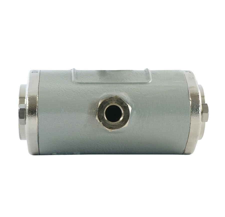 2 1/2 inch Aluminum Pneumatic Pinch Valve With Rubber Sleeve - Abrasion Resistant