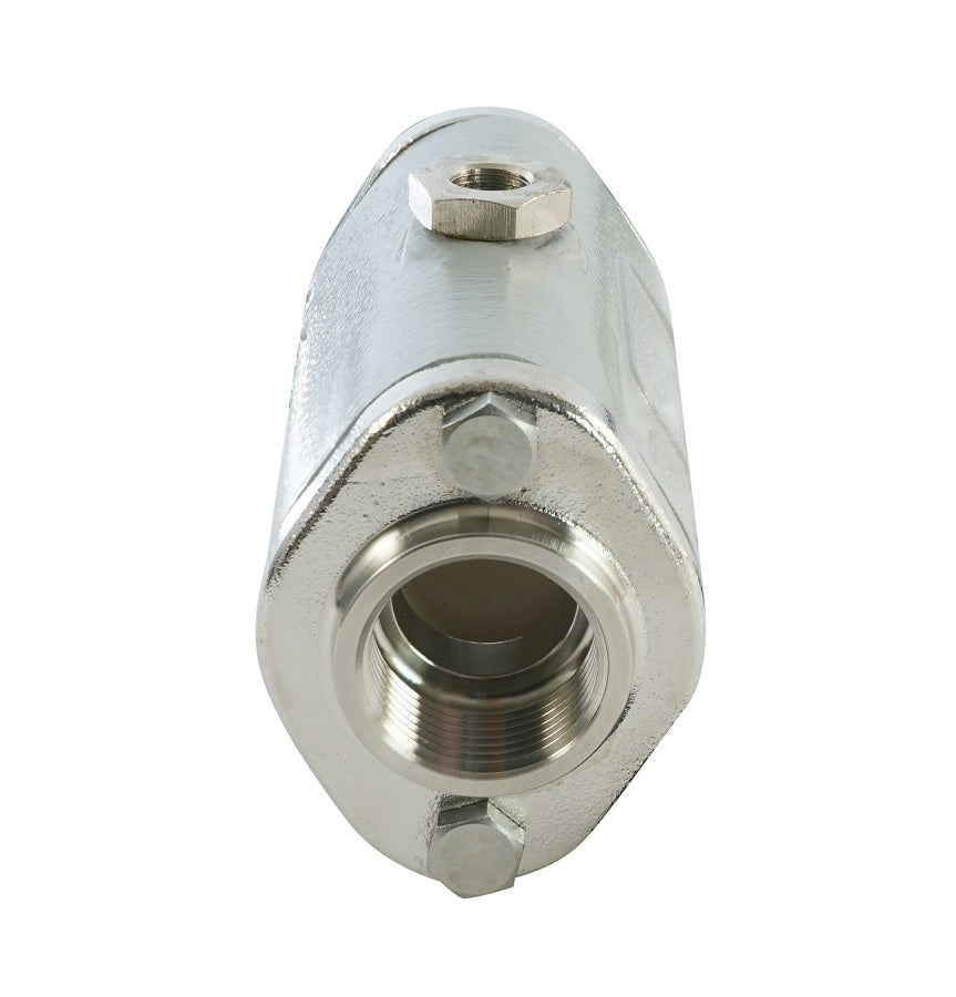 2 1/2 inch Aluminum Pneumatic Pinch Valve With Rubber Sleeve - Abrasion Resistant