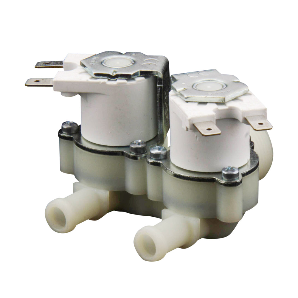 Electrovanne RPE double 3/4''x10mm nylon NBR 180° 0.2-10bar 24V DC