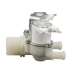 Electrovanne RPE double 3/4''x10mm nylon NBR 180° 0.2-10bar 24V DC