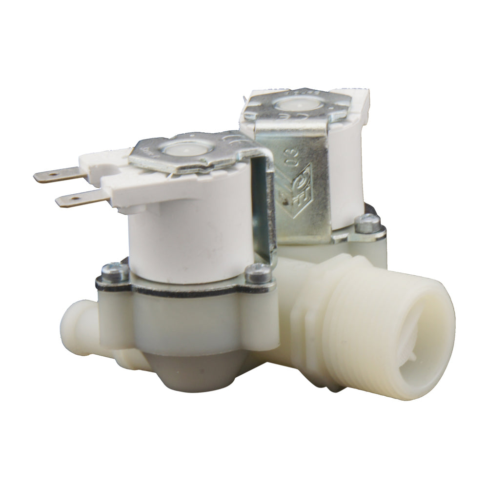 Electrovanne RPE double 3/4''x10mm nylon NBR 180° 0.2-10bar 24V AC