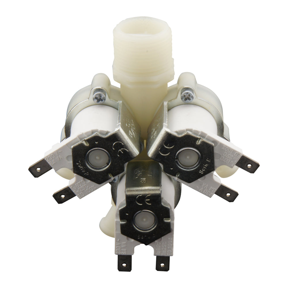 Electrovanne RPE triple 3/4''x10mm nylon NBR 180° 0.2-10bar 230VAC