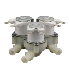 Electrovanne RPE triple 3/4''x10mm nylon NBR 180° 0.2-10bar 24V DC