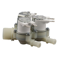 Electrovanne RPE triple 3/4''x10mm nylon NBR 180° 0.2-10bar 24V DC