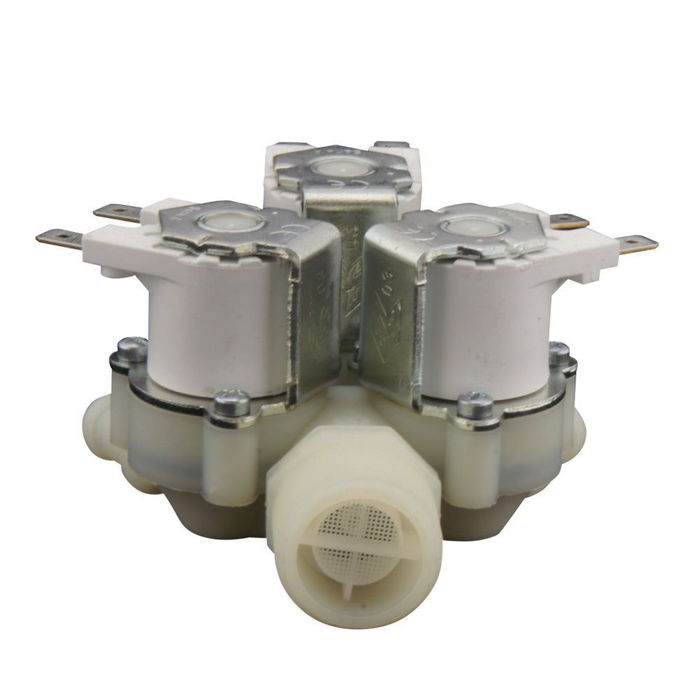 Electrovanne RPE triple 3/4''x10mm nylon NBR 180° 0.2-10bar 230VAC