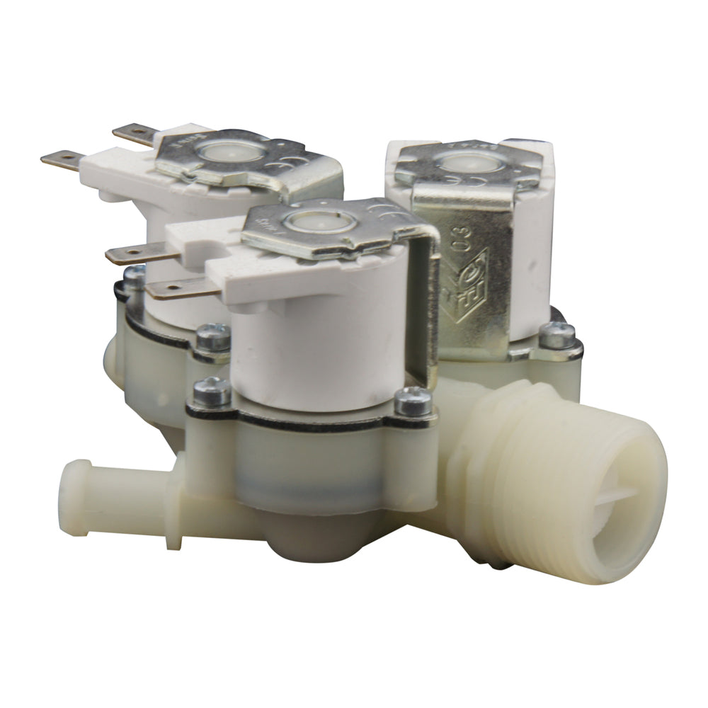 Electrovanne RPE triple 3/4''x10mm nylon NBR 180° 0.2-10bar 230VAC