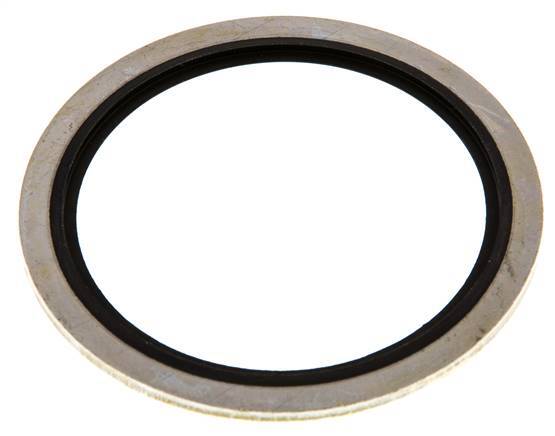 G 2" Acier/NBR Joint à collage hydraulique 60,6x73x2,5 mm