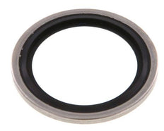G 1" Acier inoxydable/FKM Joint à collage hydraulique 33,9x42,8x2,5 mm