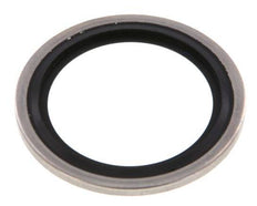 G 1" Acier inoxydable/FKM Joint à collage hydraulique 33,9x42,8x2,5 mm