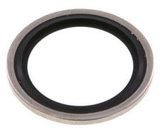 G 1" Acier inoxydable/FKM Joint à collage hydraulique 33,9x42,8x2,5 mm