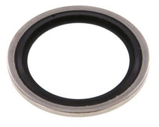 G 1" Acier inoxydable/FKM Joint à collage hydraulique 33,9x42,8x2,5 mm