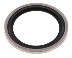 G 1" Acier inoxydable/FKM Joint à collage hydraulique 33,9x42,8x2,5 mm