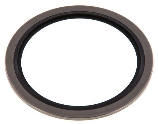 G 2" Acier inoxydable/FKM Joint à collage hydraulique 60,6x73x2,5 mm