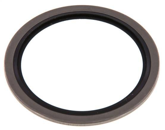 G 2" Acier inoxydable/FKM Joint à collage hydraulique 60,6x73x2,5 mm