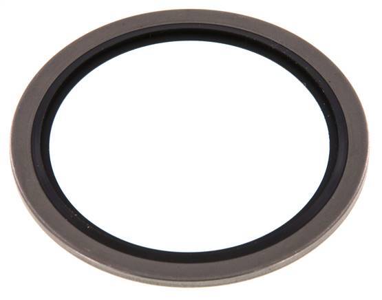 G 2" Acier inoxydable/FKM Joint à collage hydraulique 60,6x73x2,5 mm