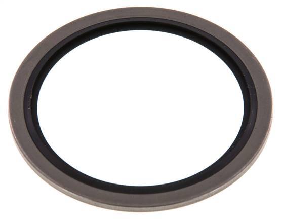 G 2" Acier inoxydable/FKM Joint à collage hydraulique 60,6x73x2,5 mm